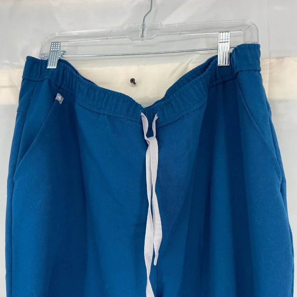 Figs Men 2XL Tansen Jogger Scrub Pants Blue Drawstring Stretch Pockets Nurse